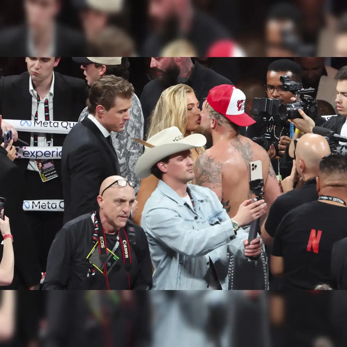 jake paul and mike tyson fight: Who is Jake Pauls girlfriend Jutta  Leerdam? She is an Olympian and was with him all along the fight with Mike  Tyson; heres all about her -