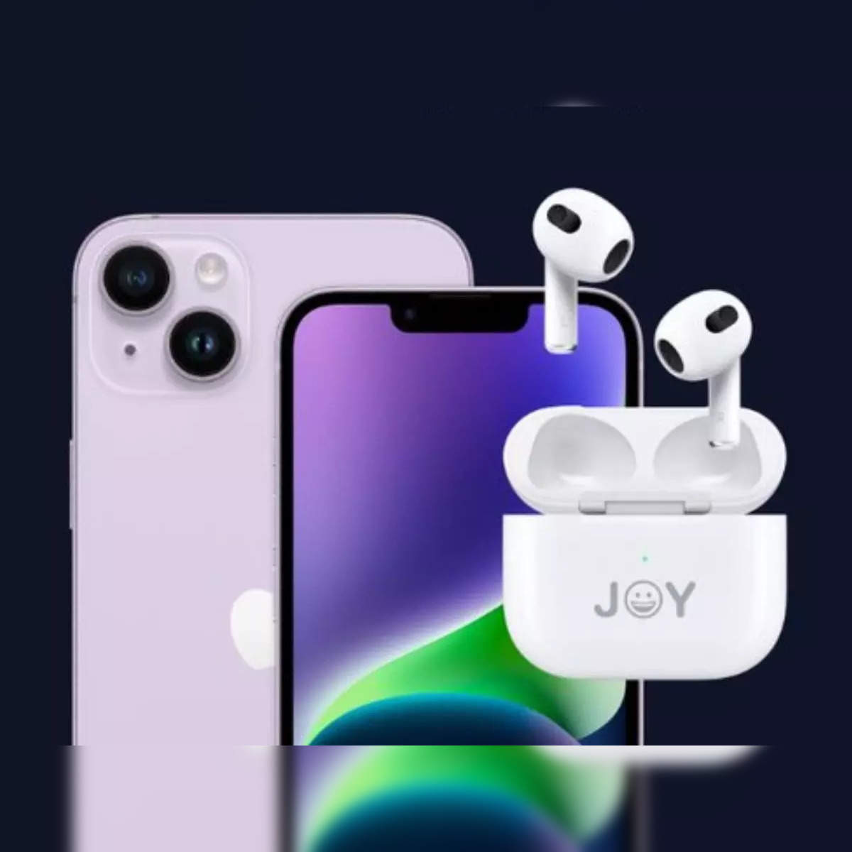 AirPods discount: Upgrade to iPhone 14 Plus this Diwali & get Apple AirPods  at 50 per cent discount - The Economic Times