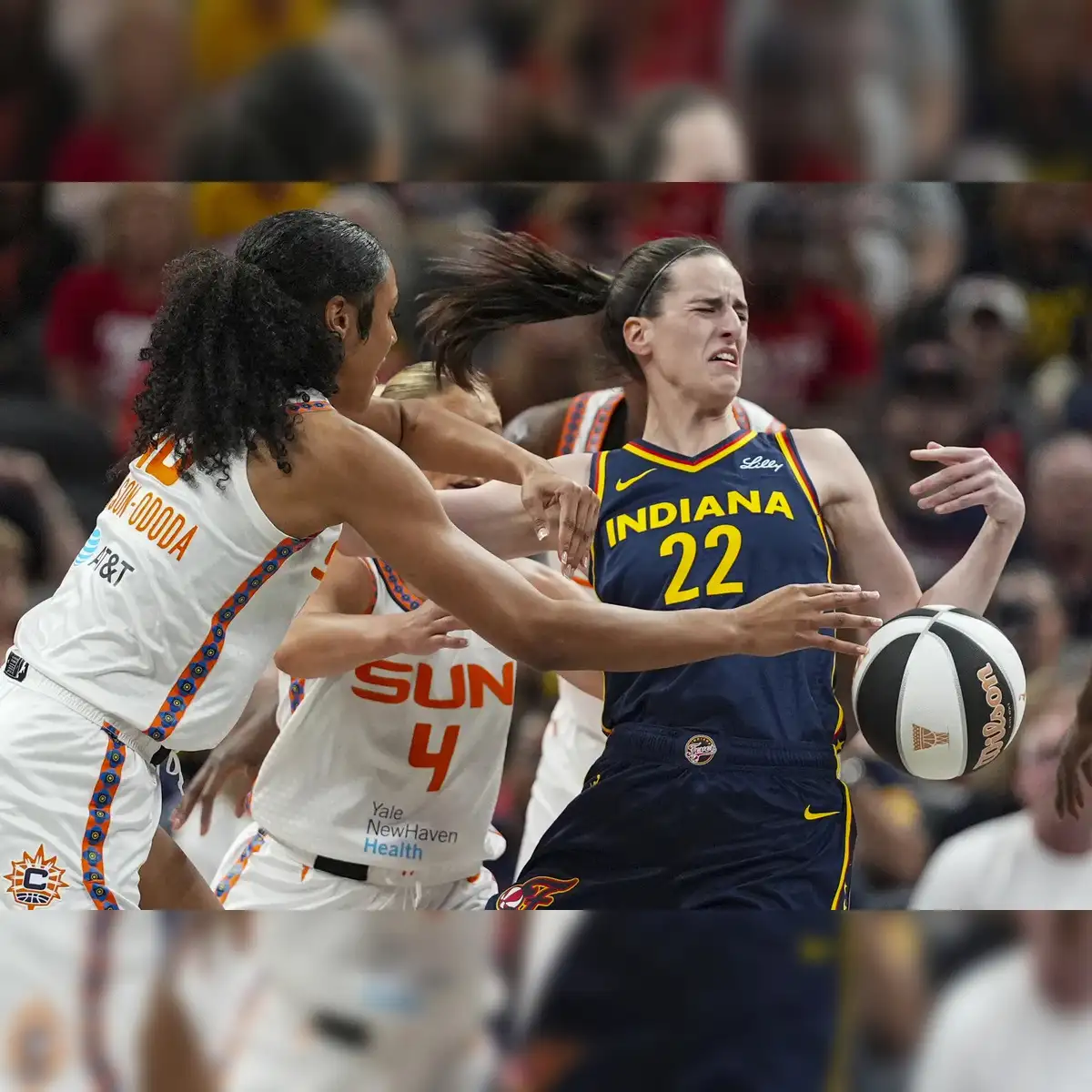 Sun vs Fever: Natasha Howard, Caitlin Clark power Indiana Fever past  Connecticut Sun - The Economic Times