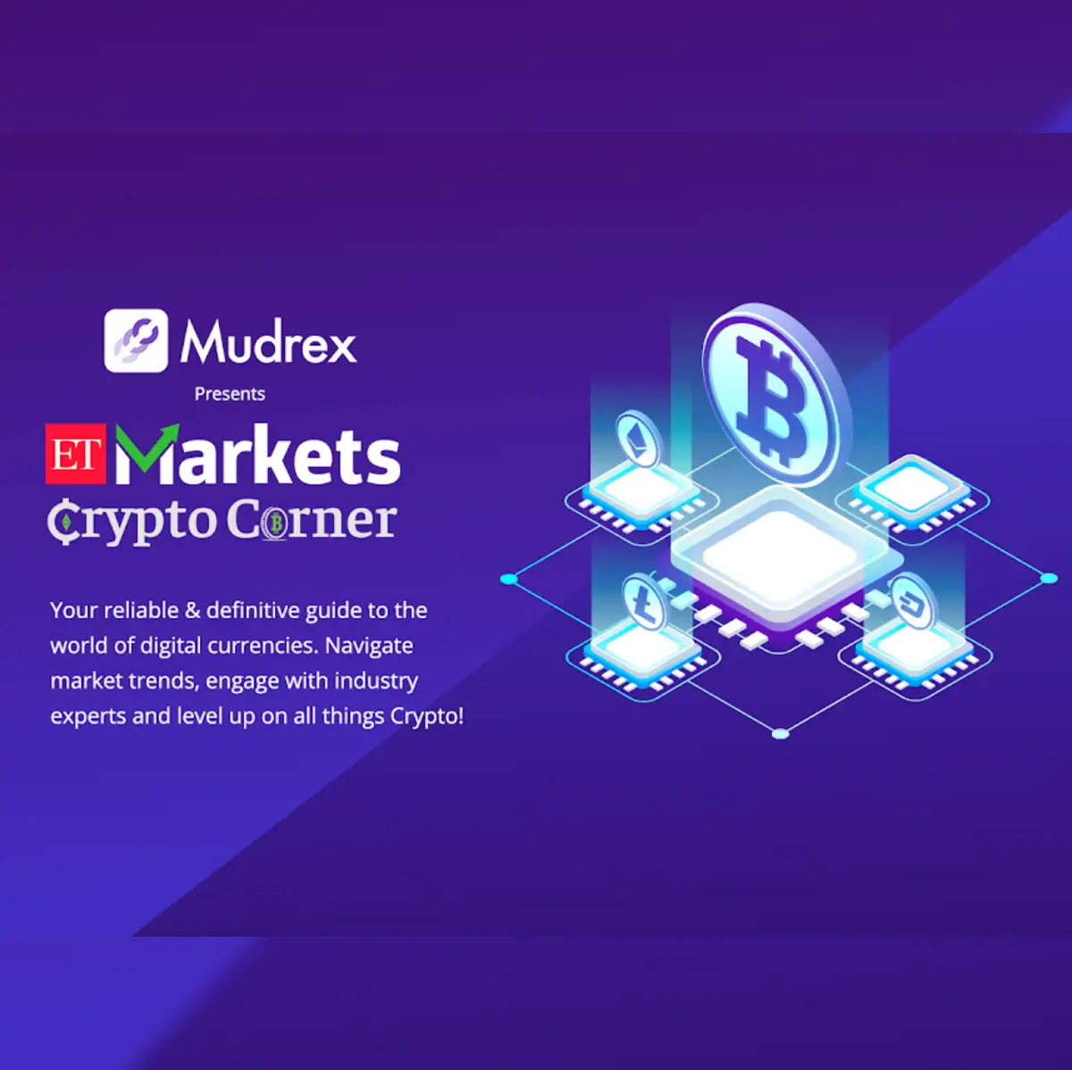 ETMarkets launches Crypto Corner in collaboration with Mudrex - The  Economic Times