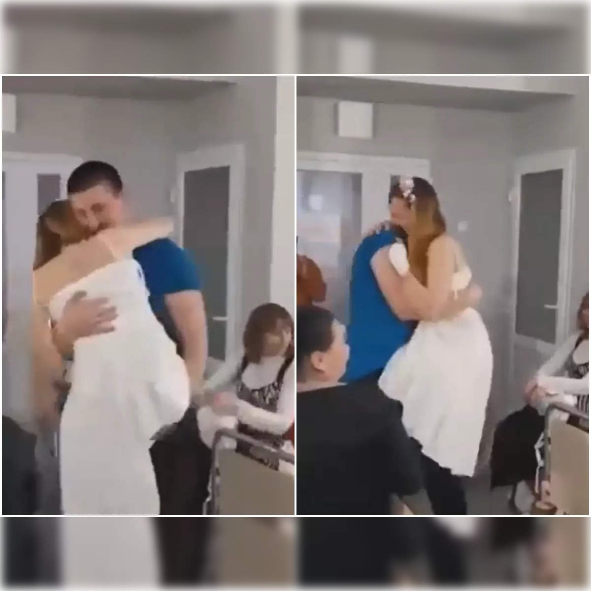 Ukraine Nurse Wedding: Ukrainian nurse who lost both legs in landmine  blast, dances with husband on wedding day; heartwarming video goes viral -  The Economic Times