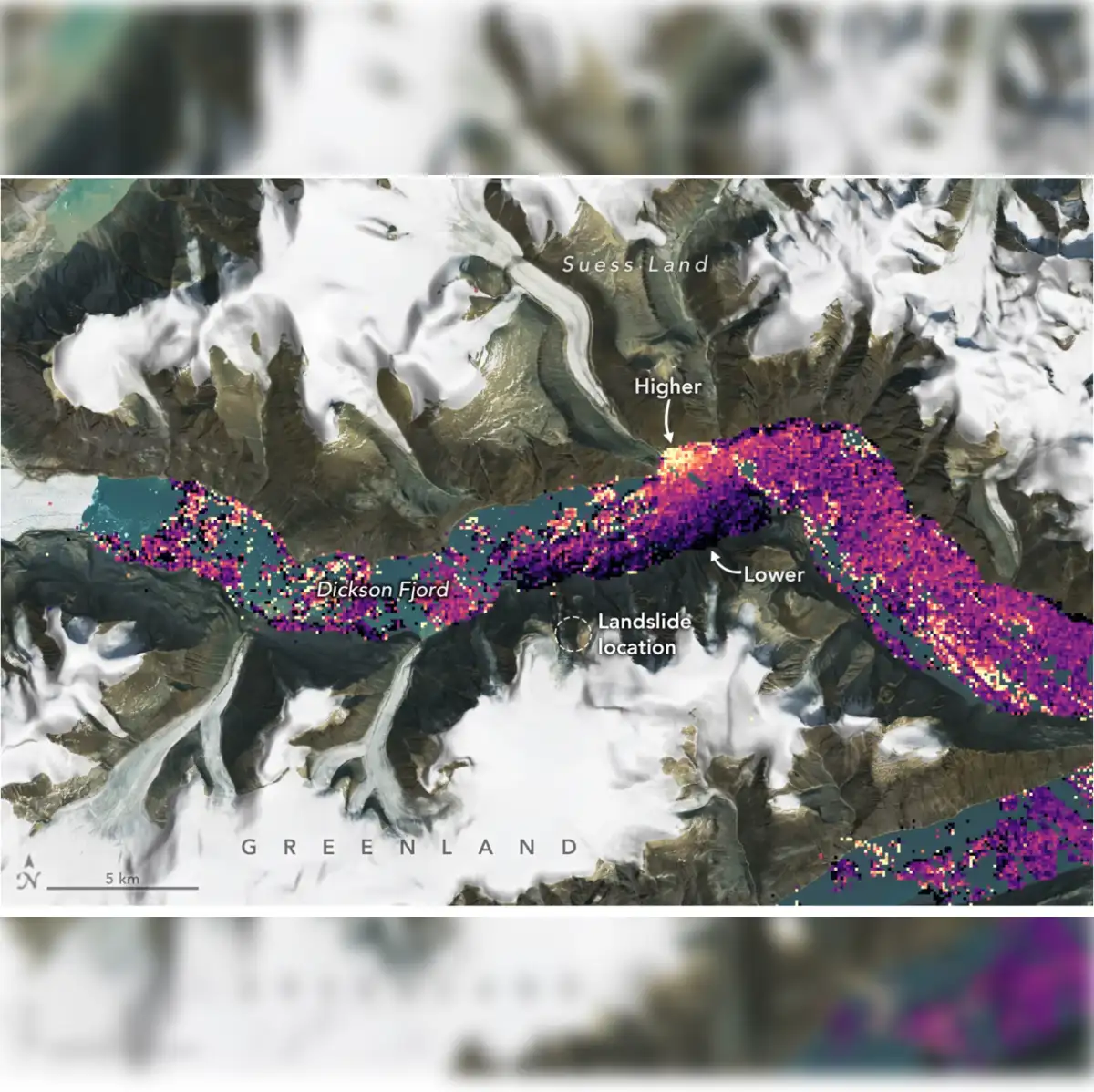 Dickson Fjord: Satellite mission discovers how 650-foot mega