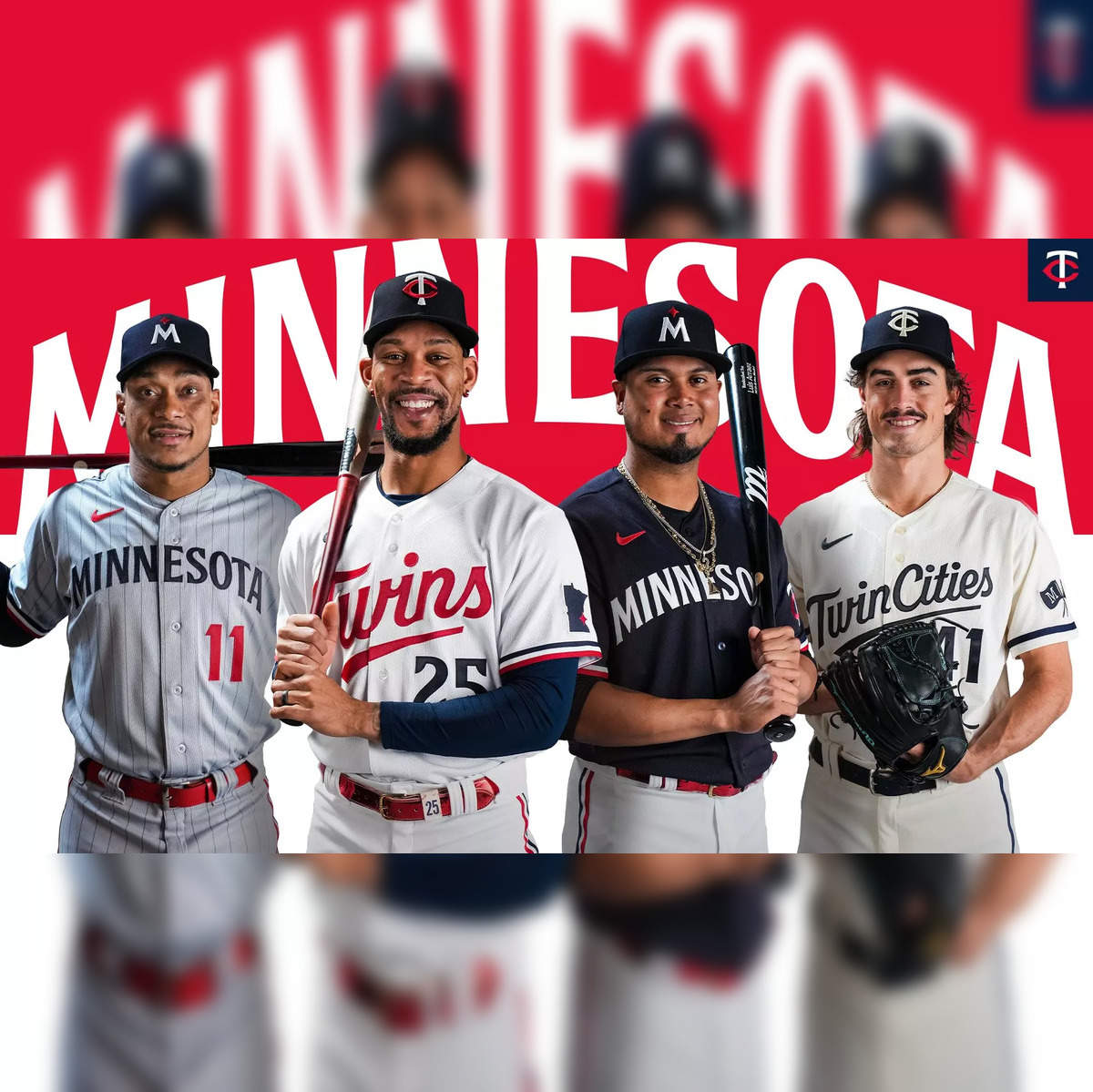 twins: The Minnesota Twins unveil brand new logo and uniform
