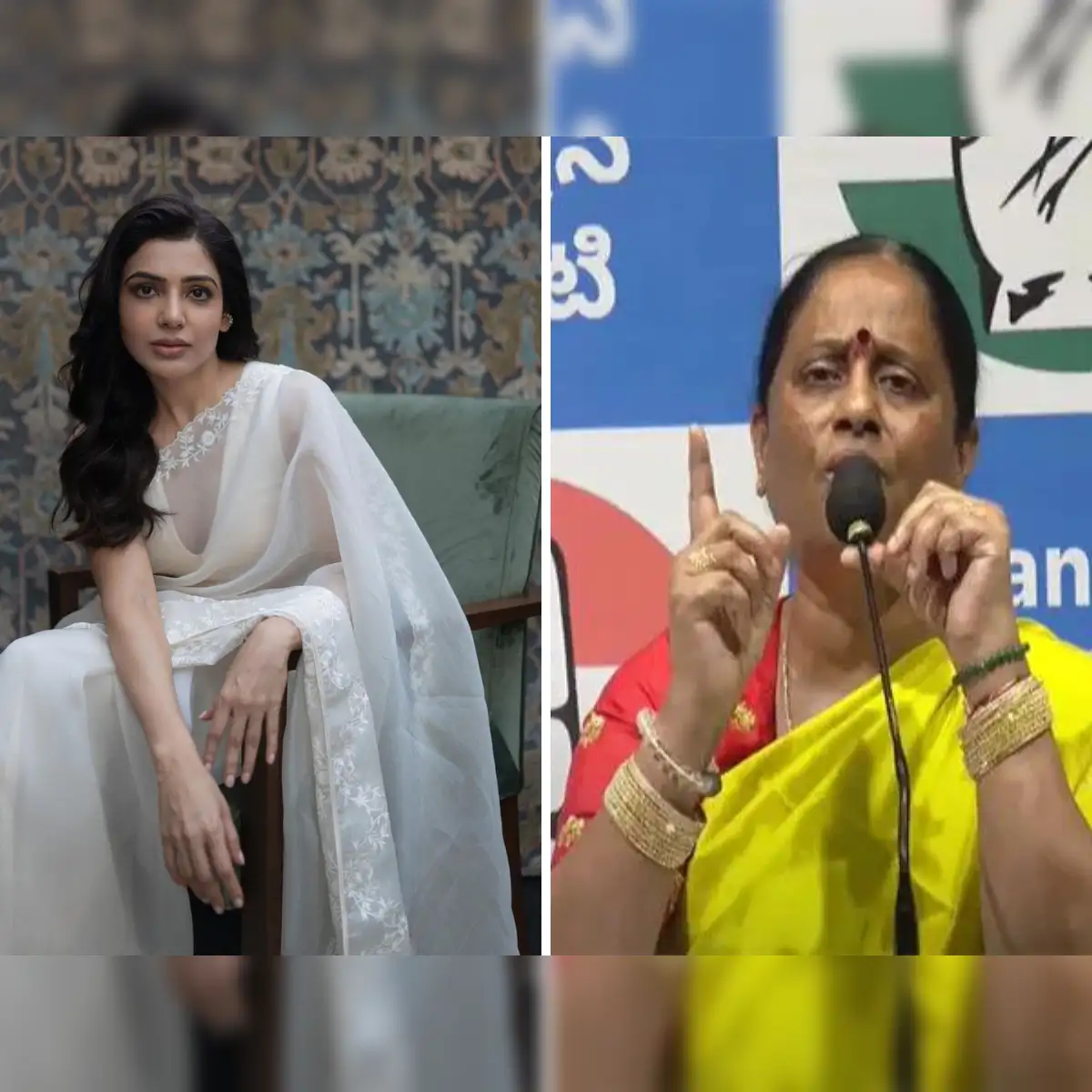Samantha-Naga Chaitanya divorce: Who is Konda Surekha and why are her  remarks on Samantha-Naga Chaitanyas divorce controversial? - The Economic  Times