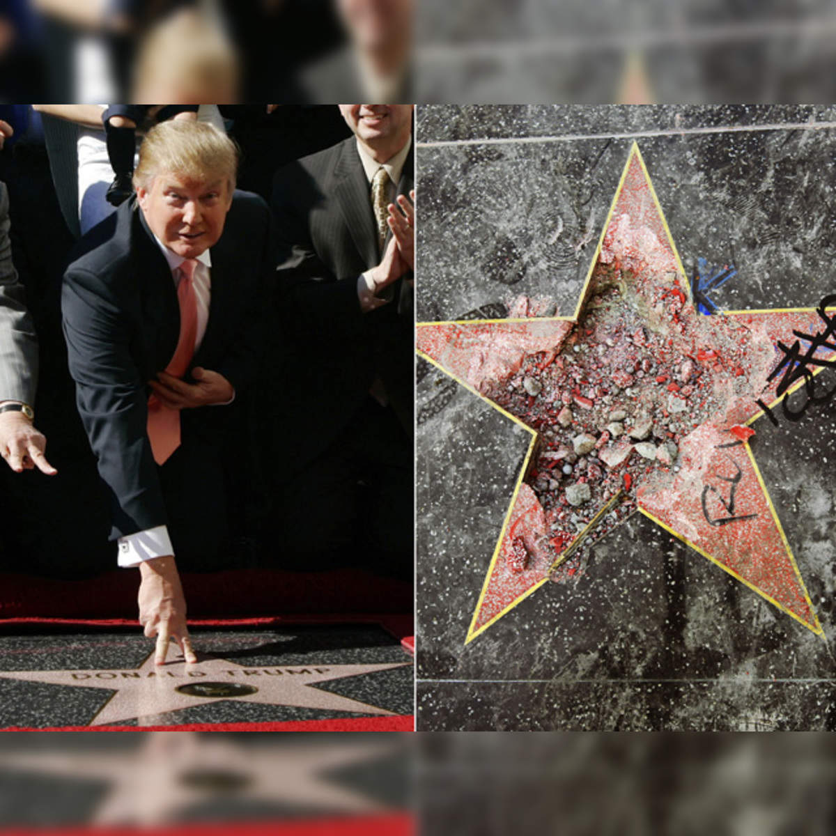 miljøforkæmper offer spade West Hollywood City Council wants to remove Donald Trump's Walk of Fame star  - The Economic Times