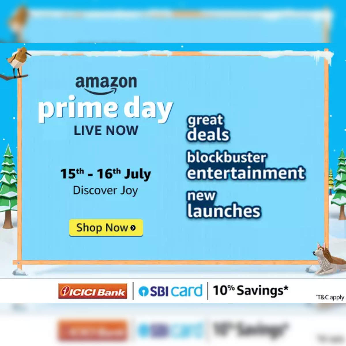 prime day sale:  Prime Day Sale 2023: Best Offers and Top Deals  - The Economic Times