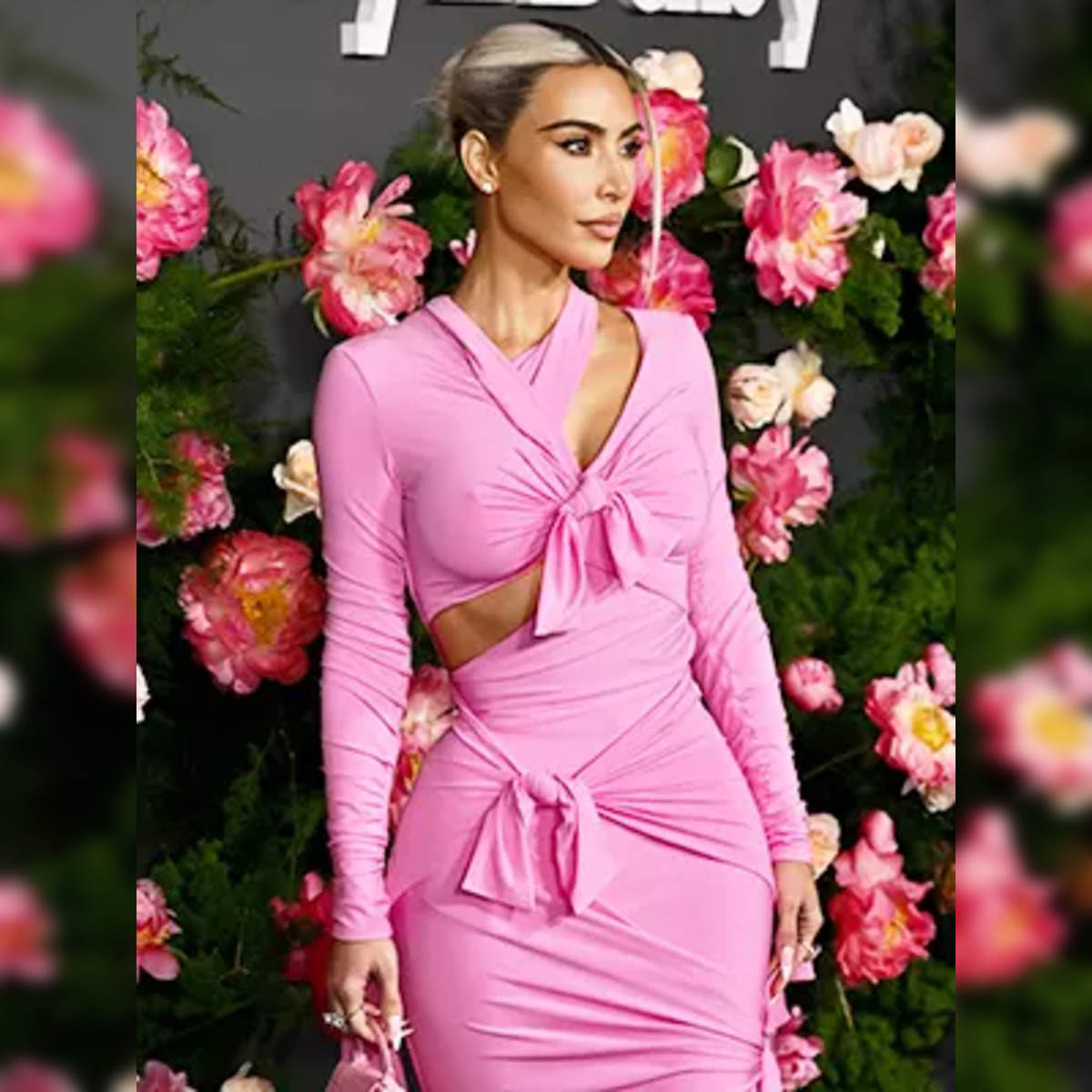 Kim Kardashian: Kim Kardashian dresses up in all pink as she embraces the  Barbie craze - The Economic Times