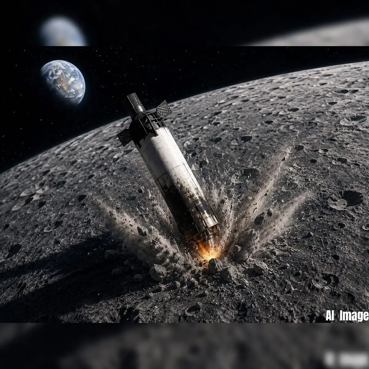 9,000 kmph: SpaceX junk is about to punch a hole in the Moon. Why