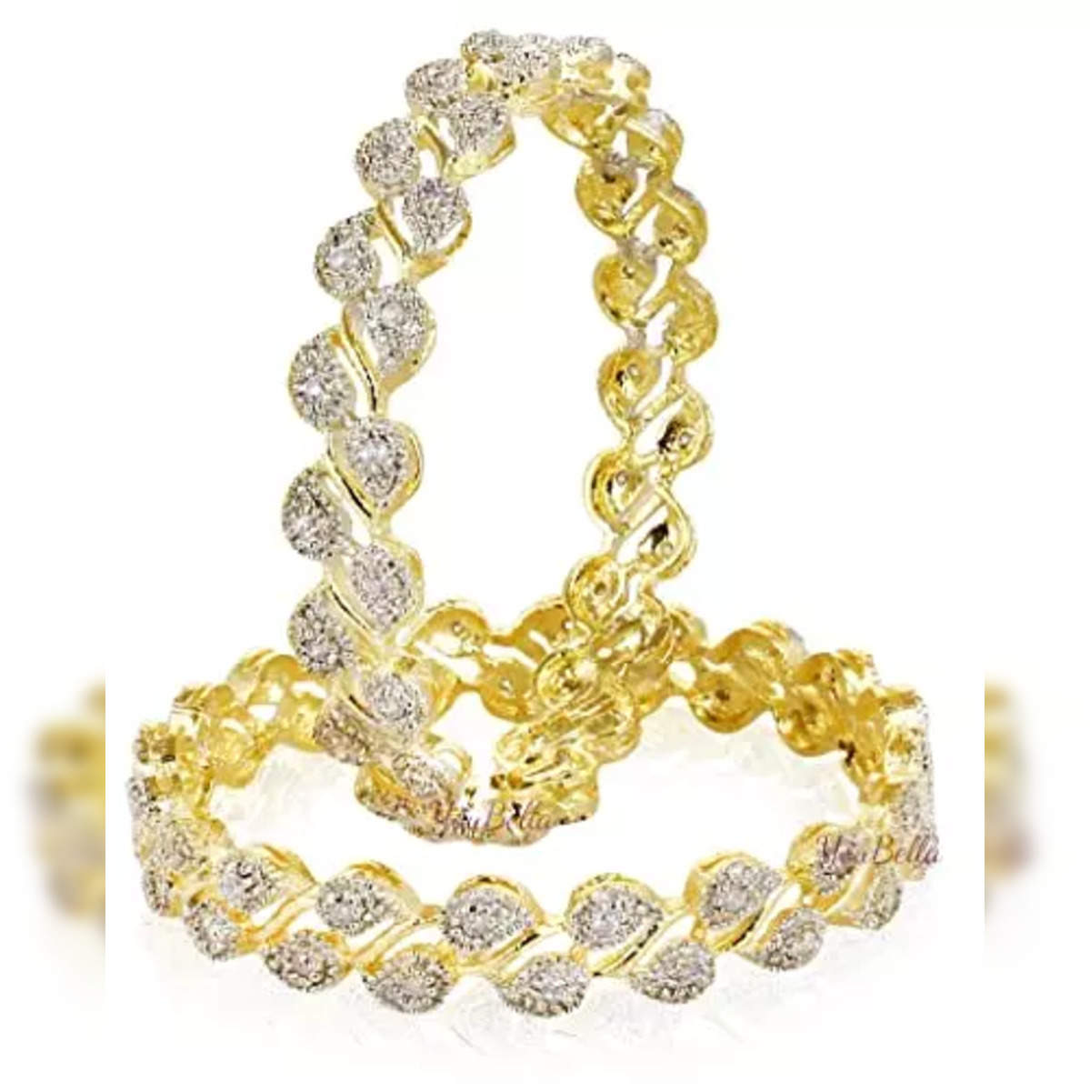 Amazon.com: ZENEME Women Bracelet American Diamond Studded Artistically  Designed Celebrity Inspired American Diamond Bracelet With Matching Ring  Jewellery (Design) (Adjustable)(Rose Gold): Clothing, Shoes & Jewelry