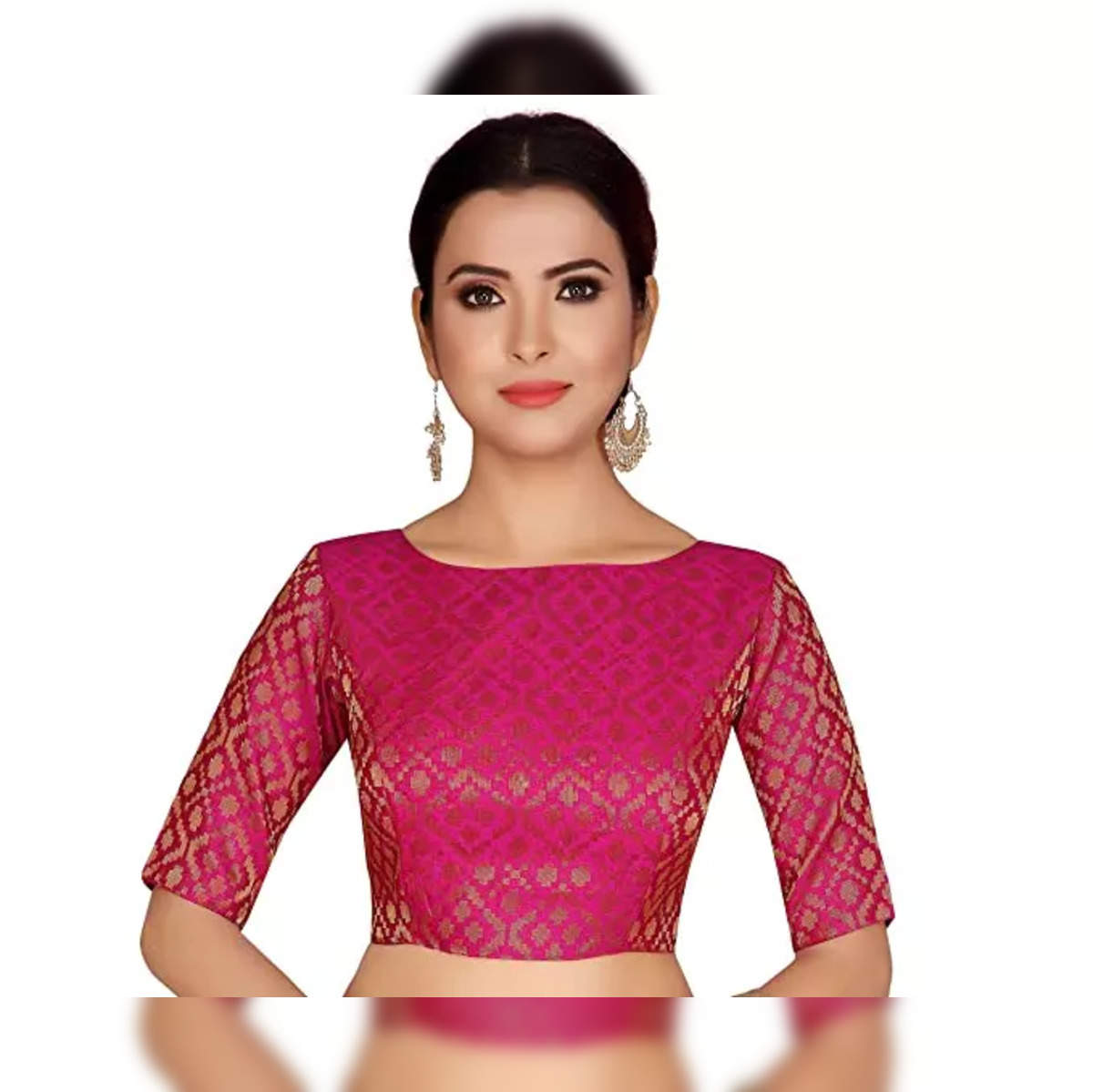 Blouse according to Body Shape, Dazzles Jewellery