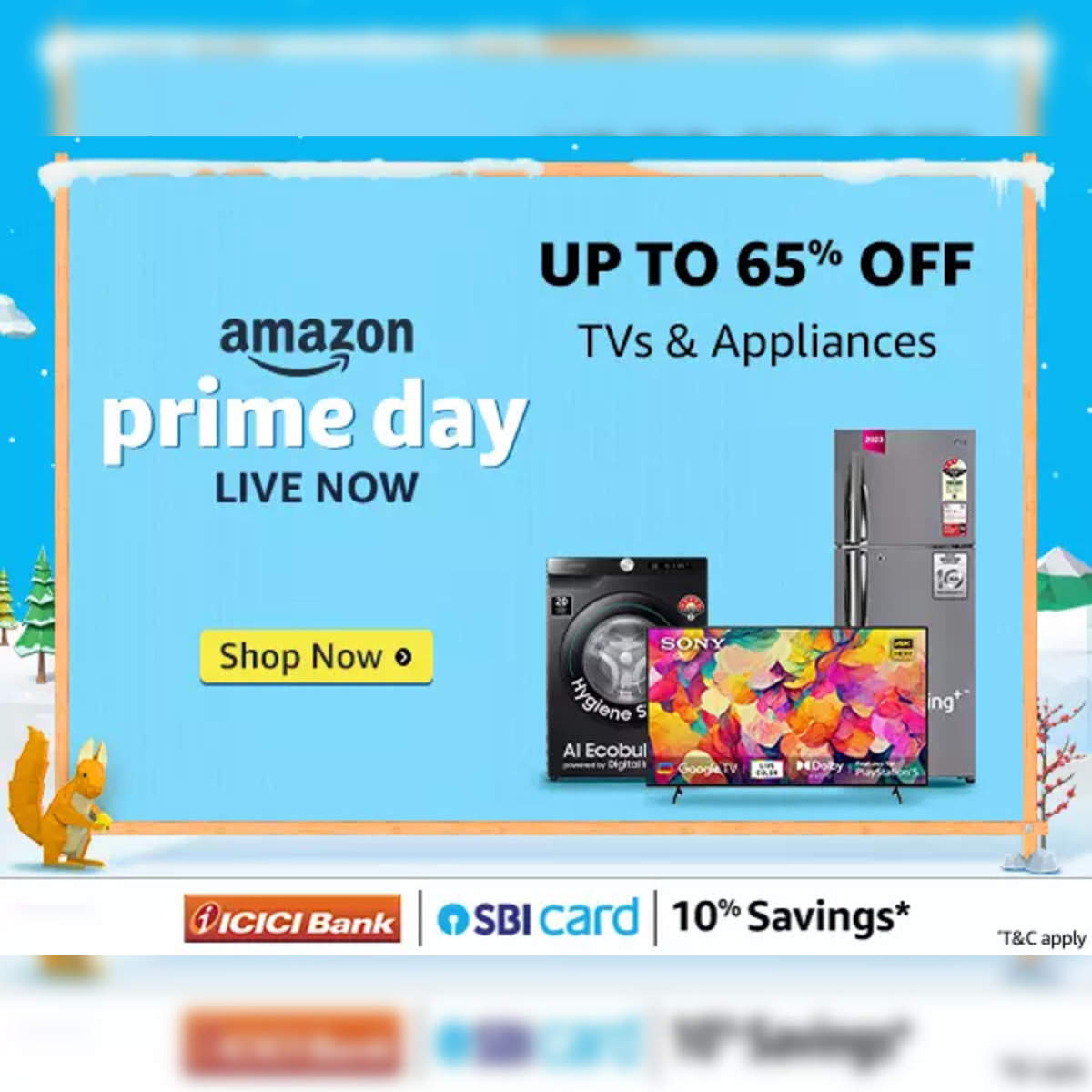 home goods discounted up to 55% off on Prime Day