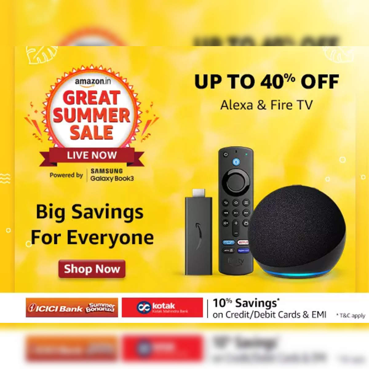 Sale:  Summer Sale 2023: Up to 35% off on Fire TV devices -  The Economic Times