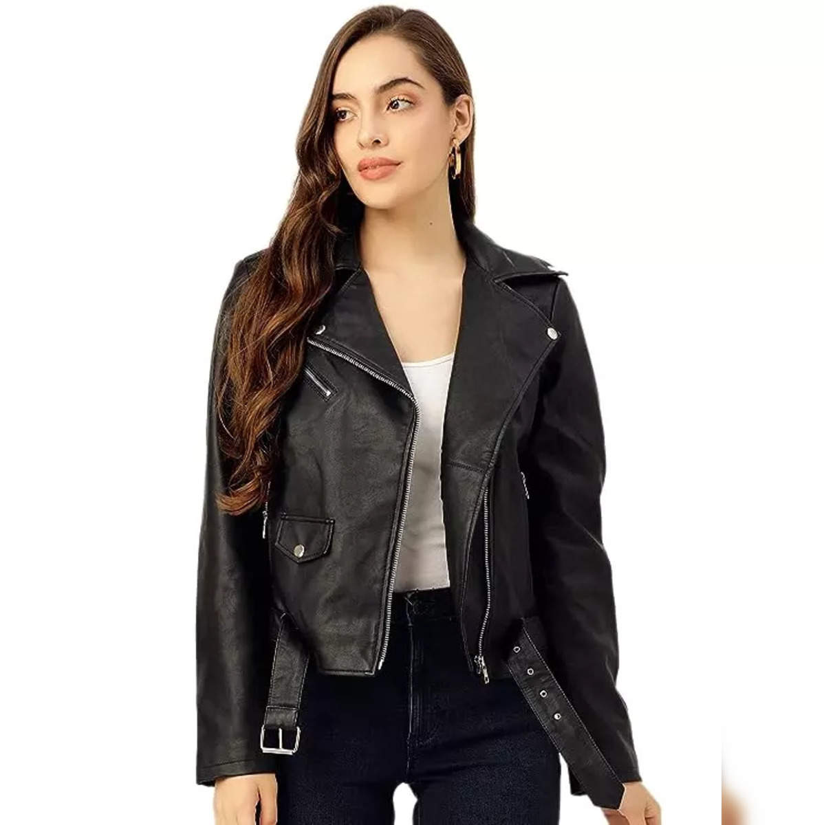 Amazon.com: Women's Leather & Faux Leather Jackets & Coats - Women's  Leather & Faux Leather ...: Clothing, Shoes & Jewelry
