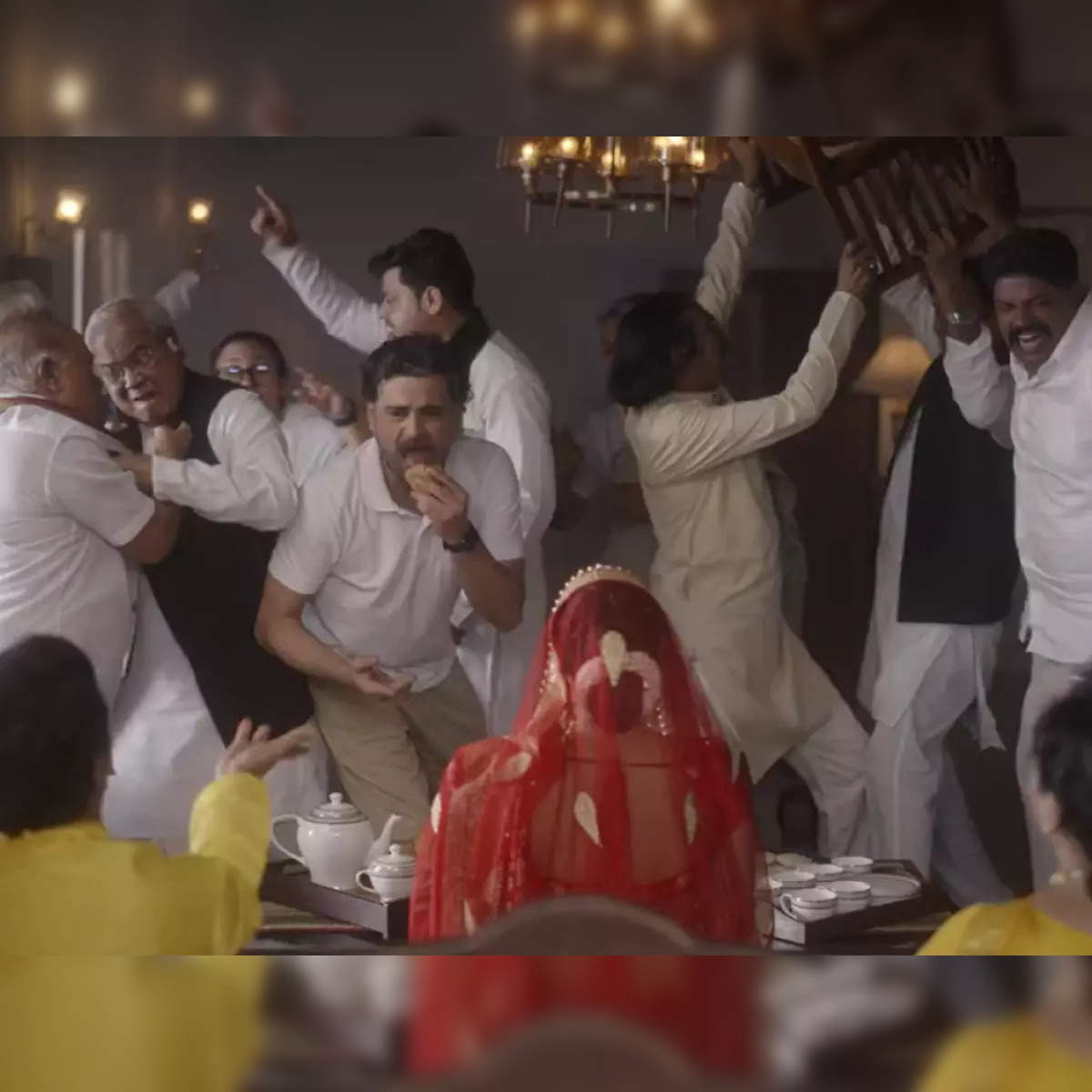 bjp releases mai hi dulha video mocking the infighting among india block leaders to become the groom