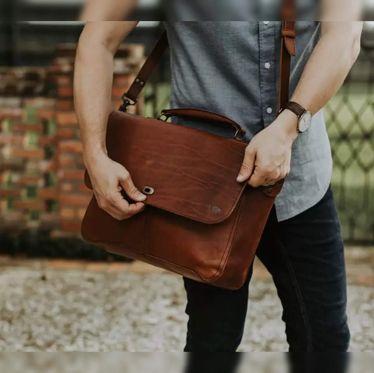 The 9 Best Leather Messenger Bags for Men of 2024