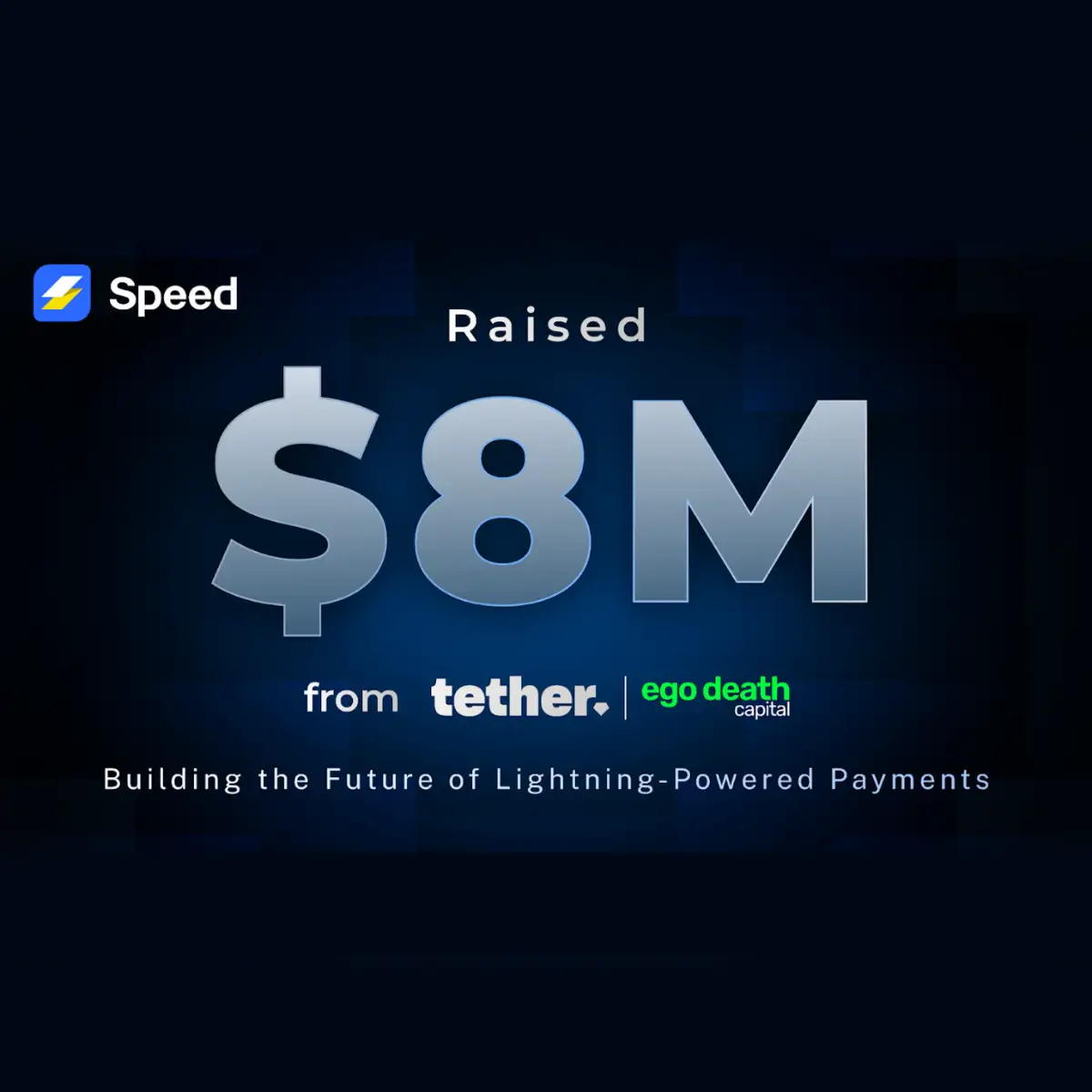 India-based Speed raises $8m from Tether and Ego Death Capital to accelerate  lightning-powered bitcoin and stablecoin payments - The Economic Times