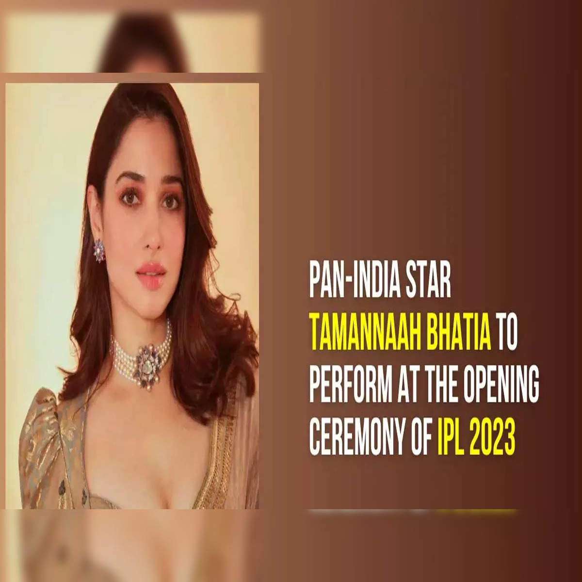1200px x 1200px - tamannaah bhatia: IPL 2023: Bahubali fame Tamannaah Bhatia to perform in  grand opening ceremony - The Economic Times