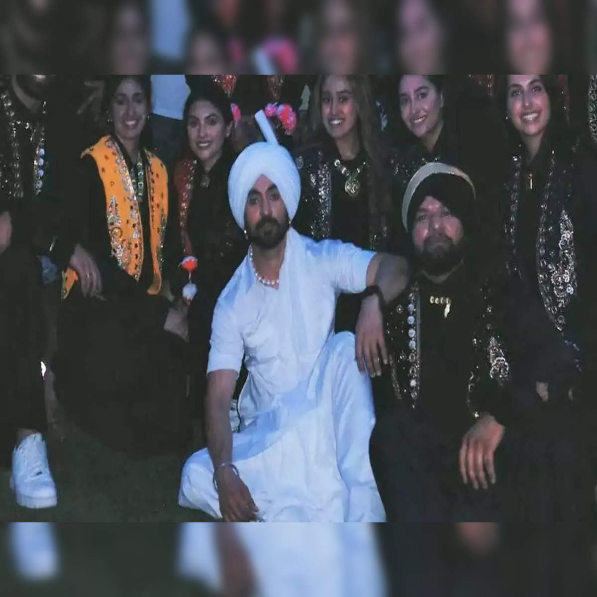 Diljit dosanjh with wife, diljit dosanjh's marriage, watch the full  video