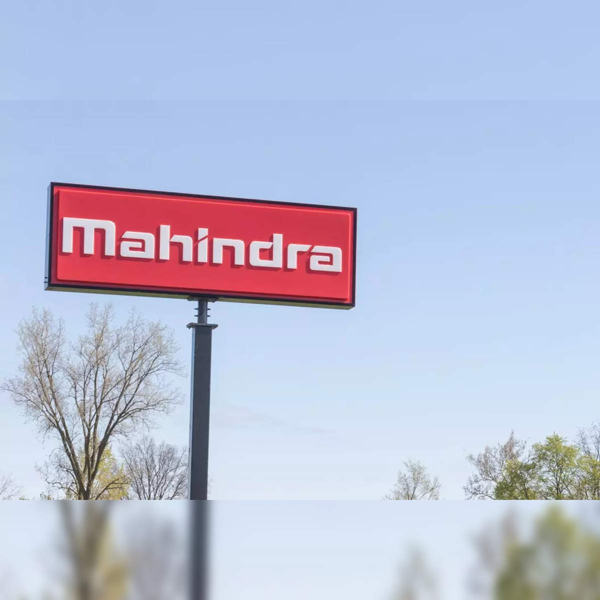 Mahindra new logo stickers in custom colors and sizes
