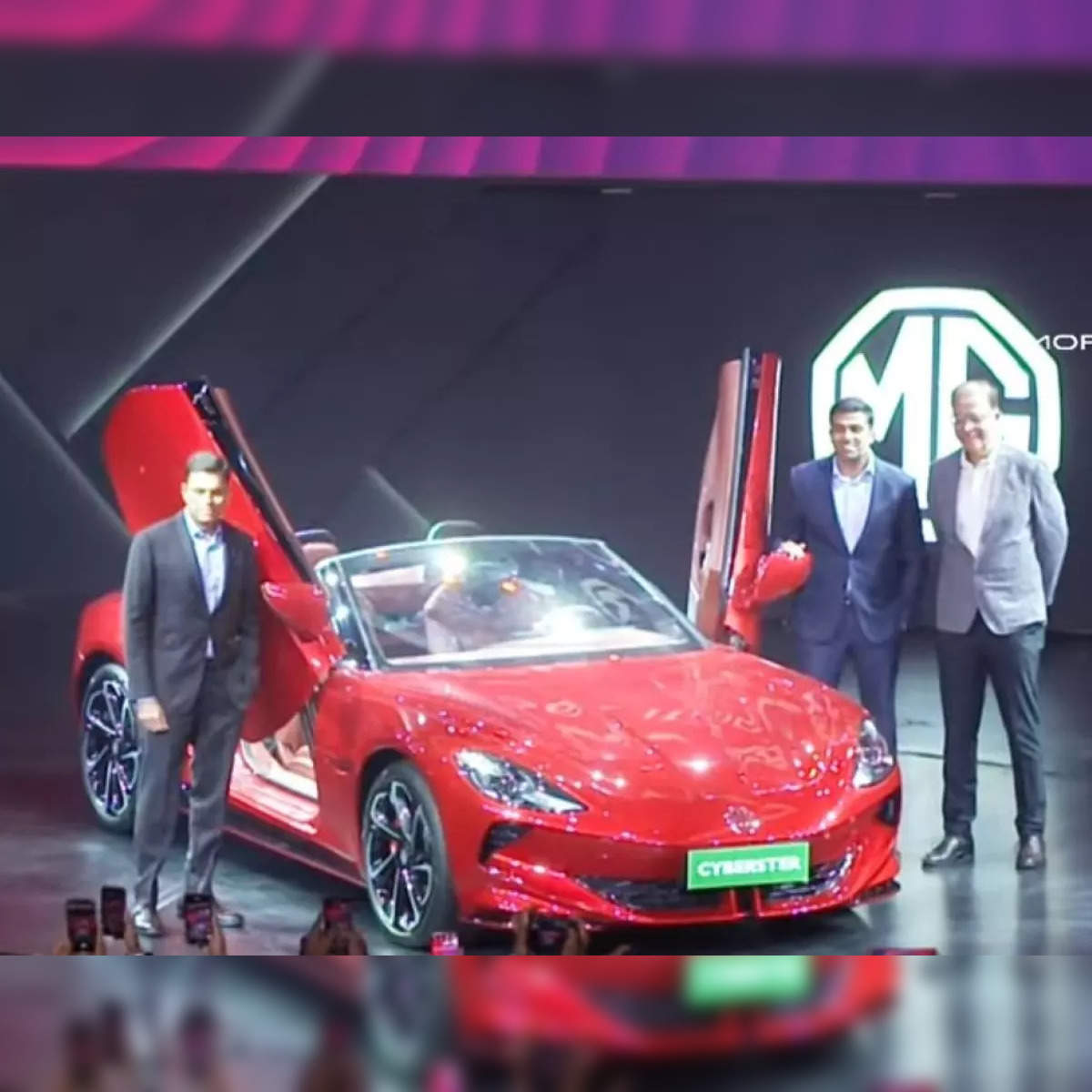 2024 MG Cyberster electric sports car unveiled, confirmed for