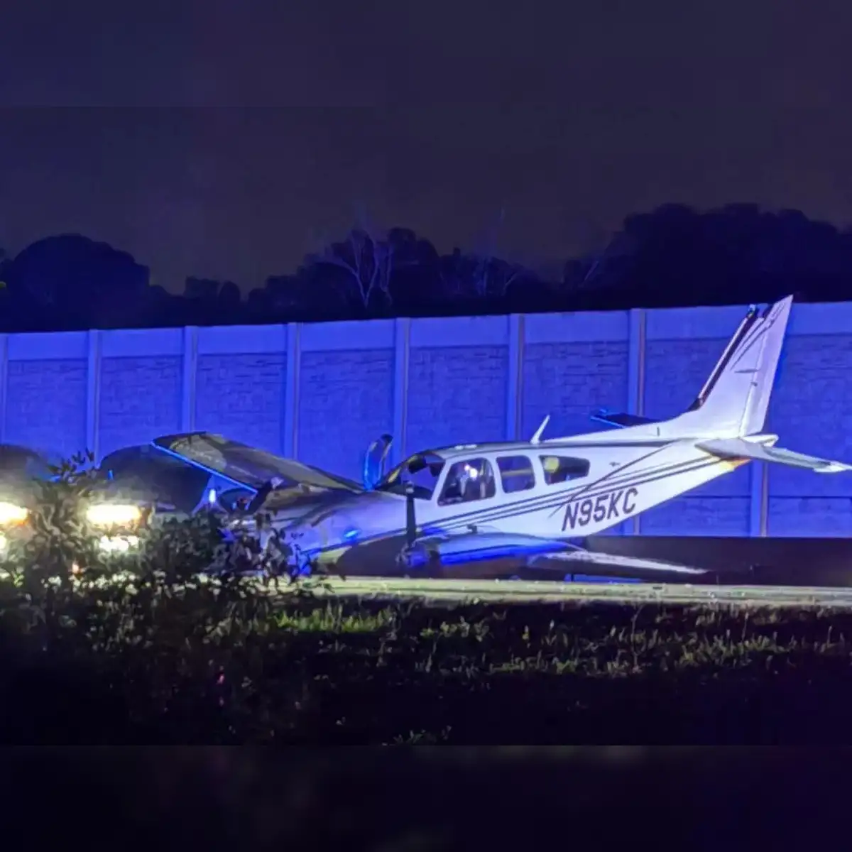 Plane makes emergency landing on Interstate 95, crashes into a car in Brevard County - Check out the reason behind dramatic crash - The Economic Times