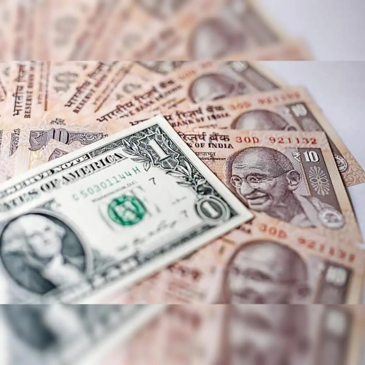 rupee vs dollar: Rupee opens flat against dollar; investors cautious before  Fed meet - The Economic Times