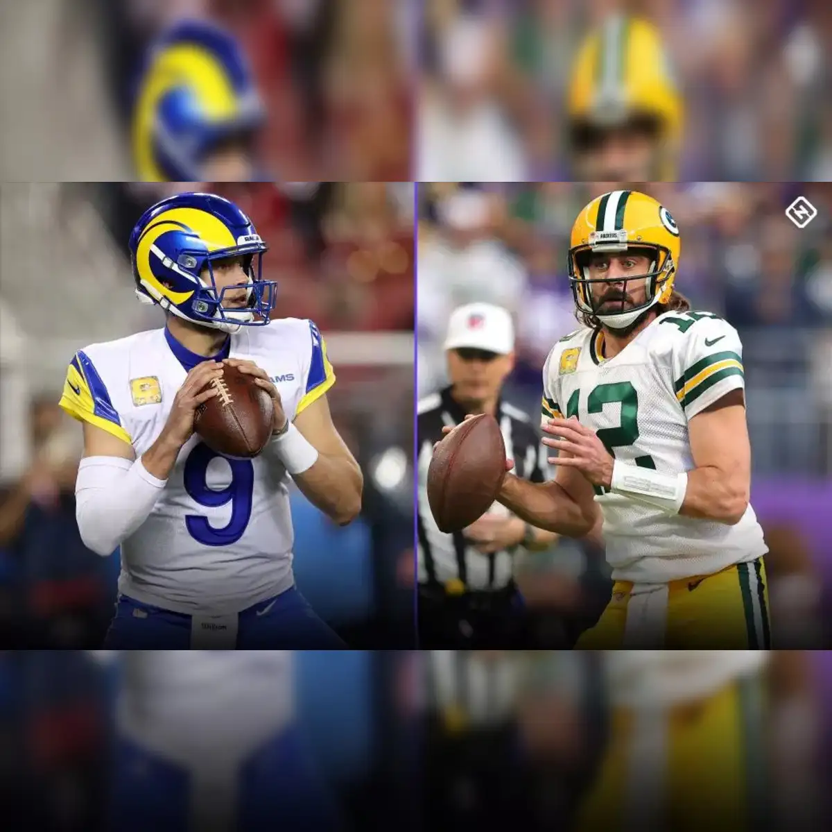 Monday Night Football match: Los Angeles Rams vs Green Bay 