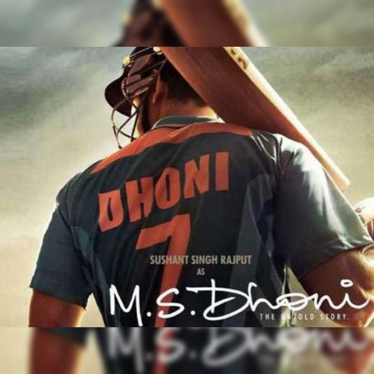 MS Dhoni biopic: Sushant Singh Rajput takes up Captain Cool's lucky number  - The Economic Times