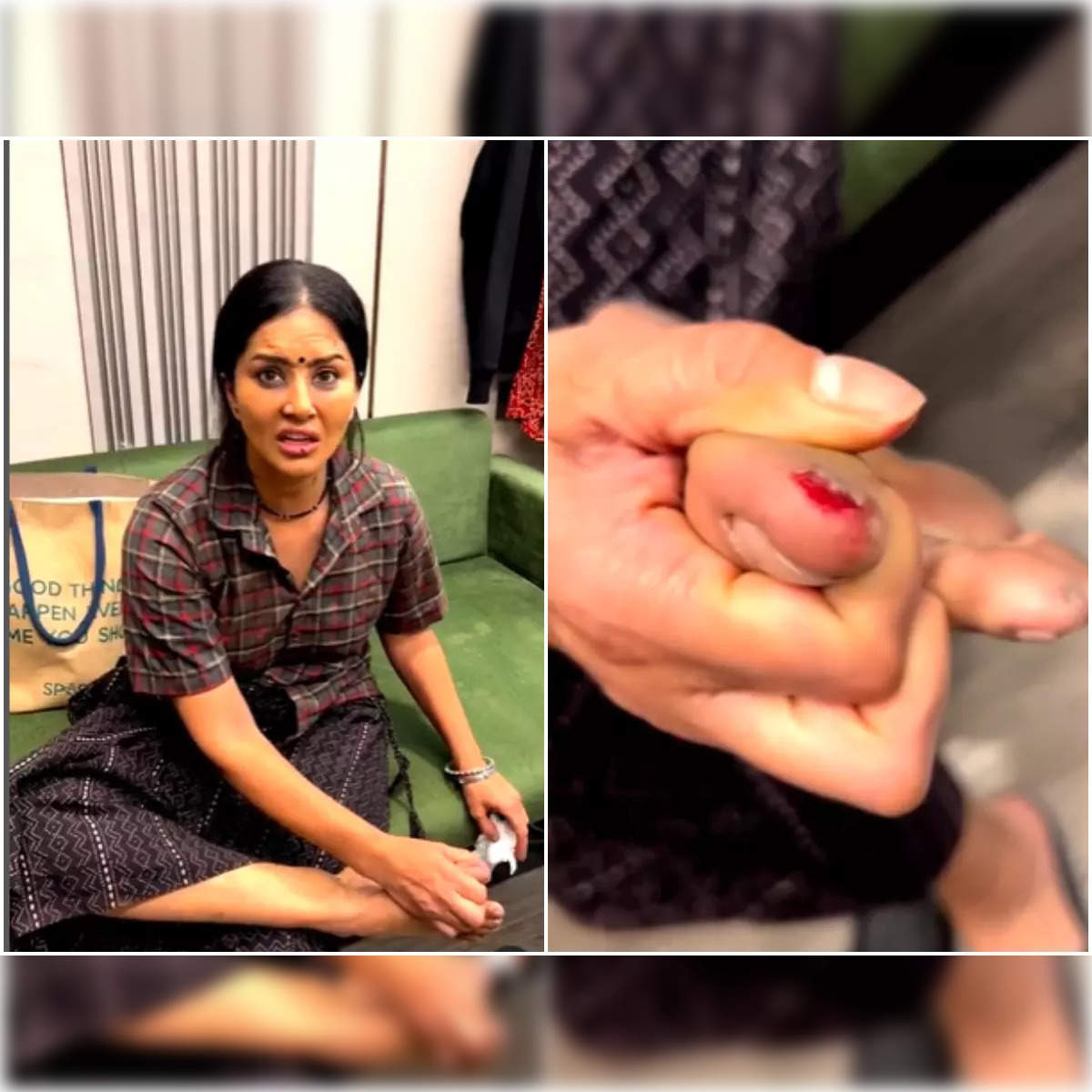1200px x 1200px - Sunny Leone Film Set: Sunny Leone gets hurt on movie set, posts video - The  Economic Times
