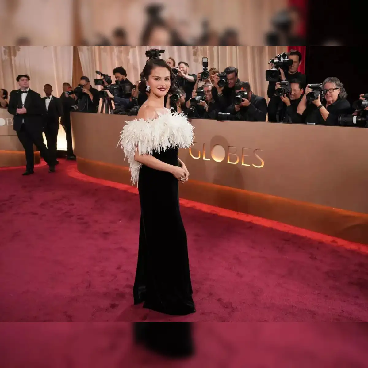 323 hours of couture and her shortest bob yet: Selena Gomez's Golden Globes  look decoded - The Economic Times