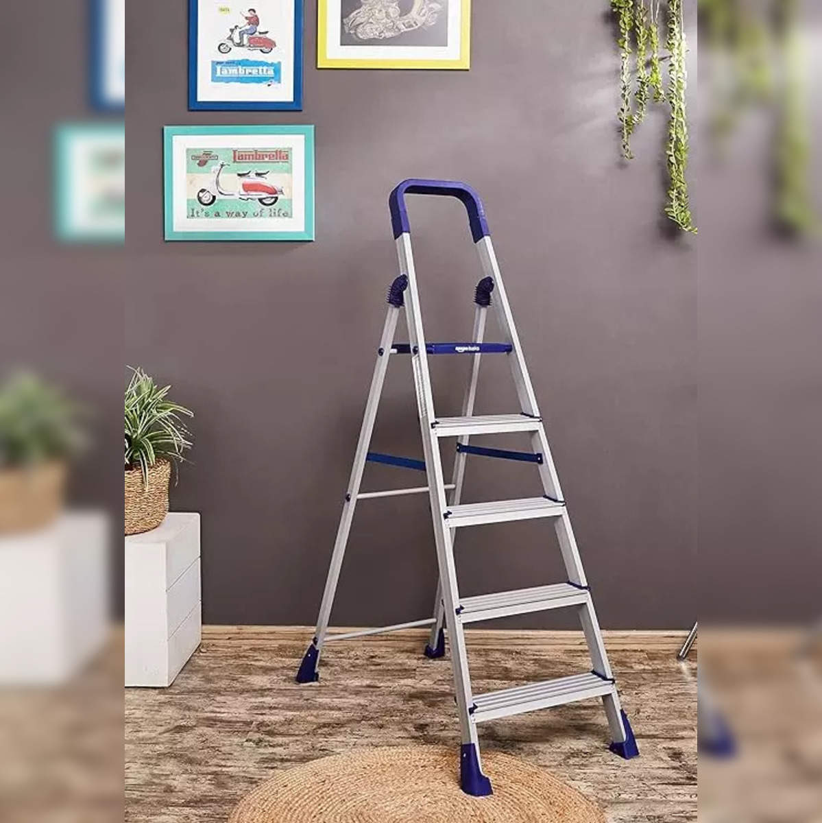 Ladder Platform System, Anti-Slip Heavy Duty Step Ladder Work