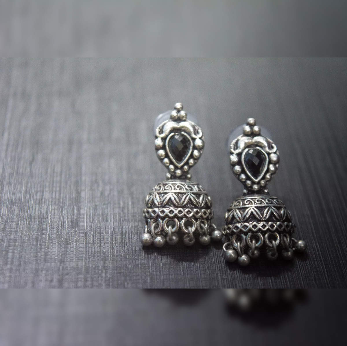 Buy Oxidized Jhumka/ethnic Indian Small Oxidised Jhumki Earrings/handmade  Jhumka Earrings/traditional Jhumka Earrings/earrings for Women Online in  India - Etsy