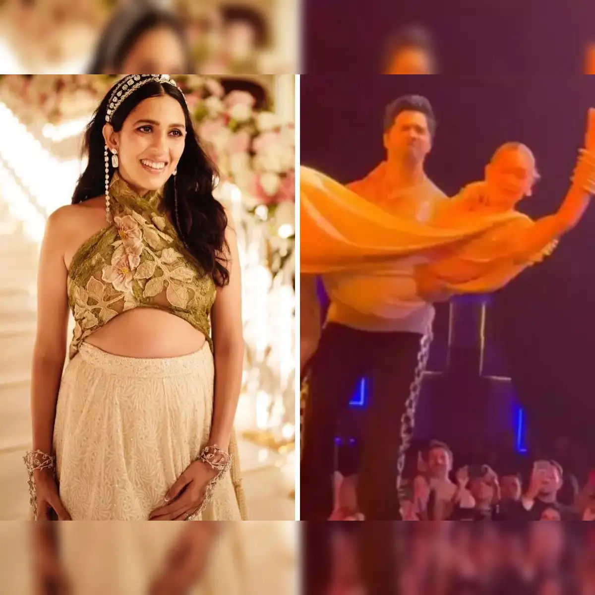 shloka mehta: NMACC Day 2: Akash Ambani's wife Shloka Mehta flaunts baby  bump; Varun Dhawan faces flak for lifting and twirling Gigi Hadid - The  Economic Times