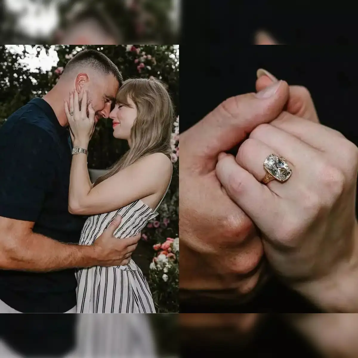 Taylor Swift announces engagement with Travis Kelce: Special details of her  proposal ring - The Economic Times