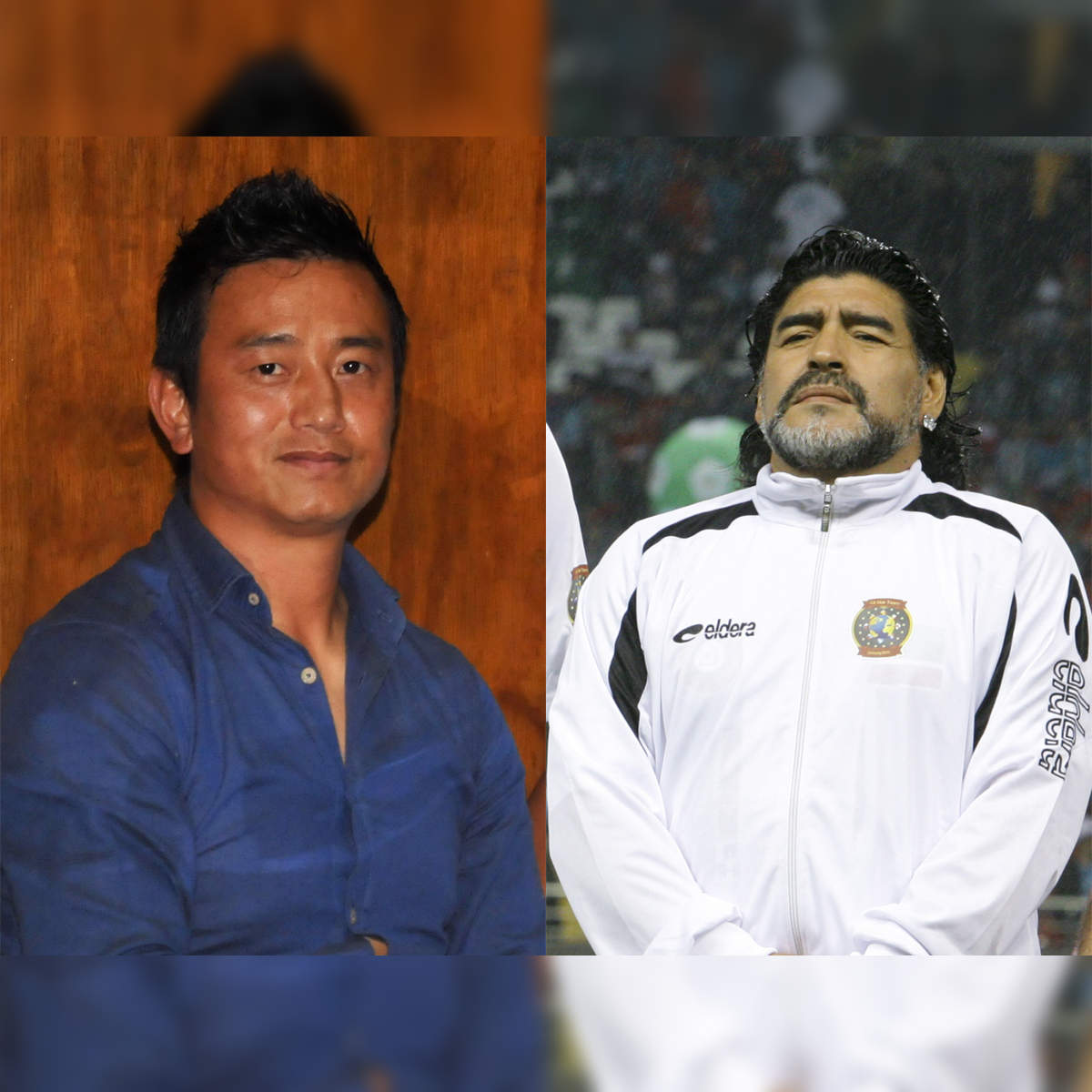 Bhaichung Bhutia Pays Tribute to Childhood Hero Diego Maradona Inspired me  to Take up Football | India.com sports news
