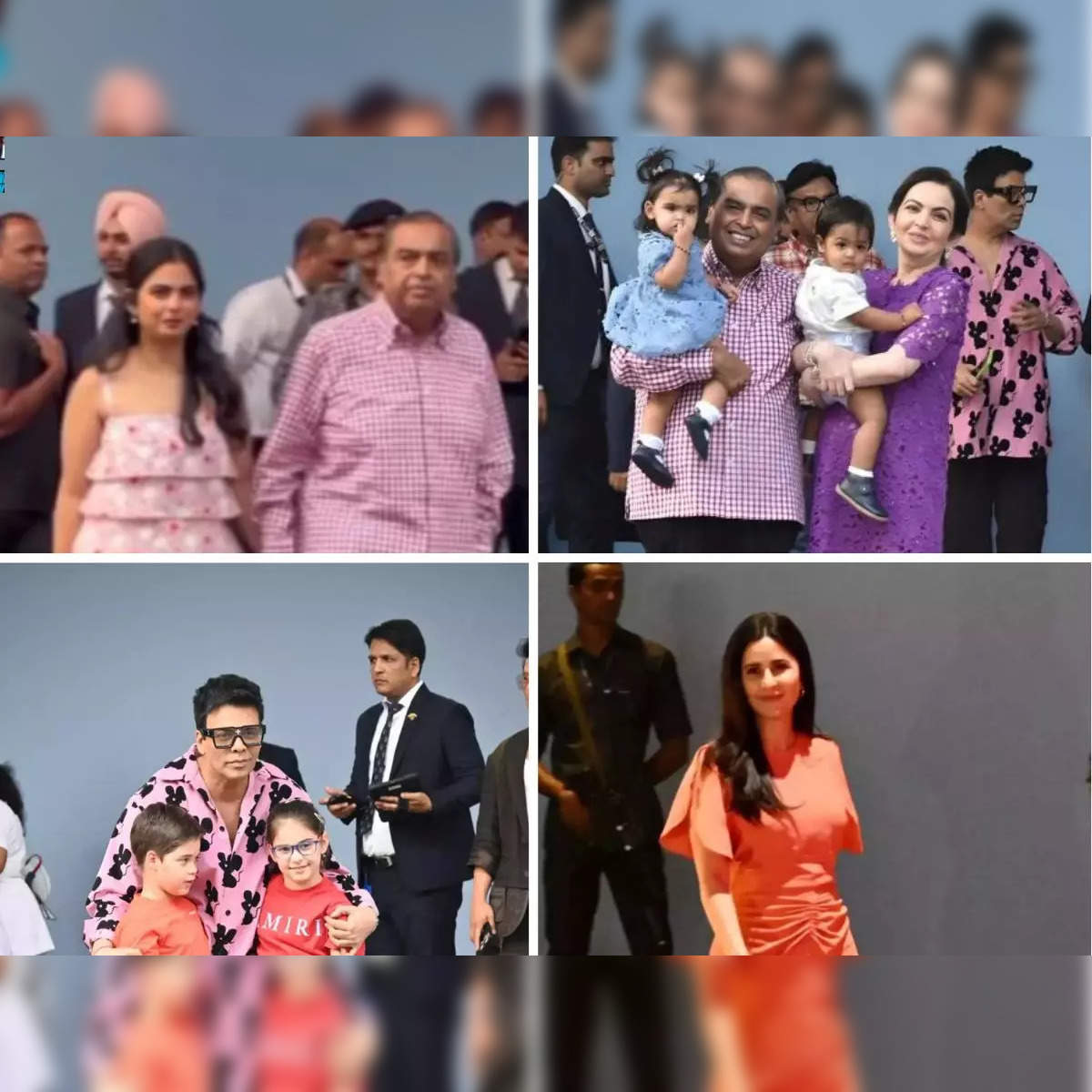 India: Isha Ambani's twins turn 1! Mukesh Ambani throws fair-themed bash;  Katrina Kaif, Orry, KJo attend - The Economic Times