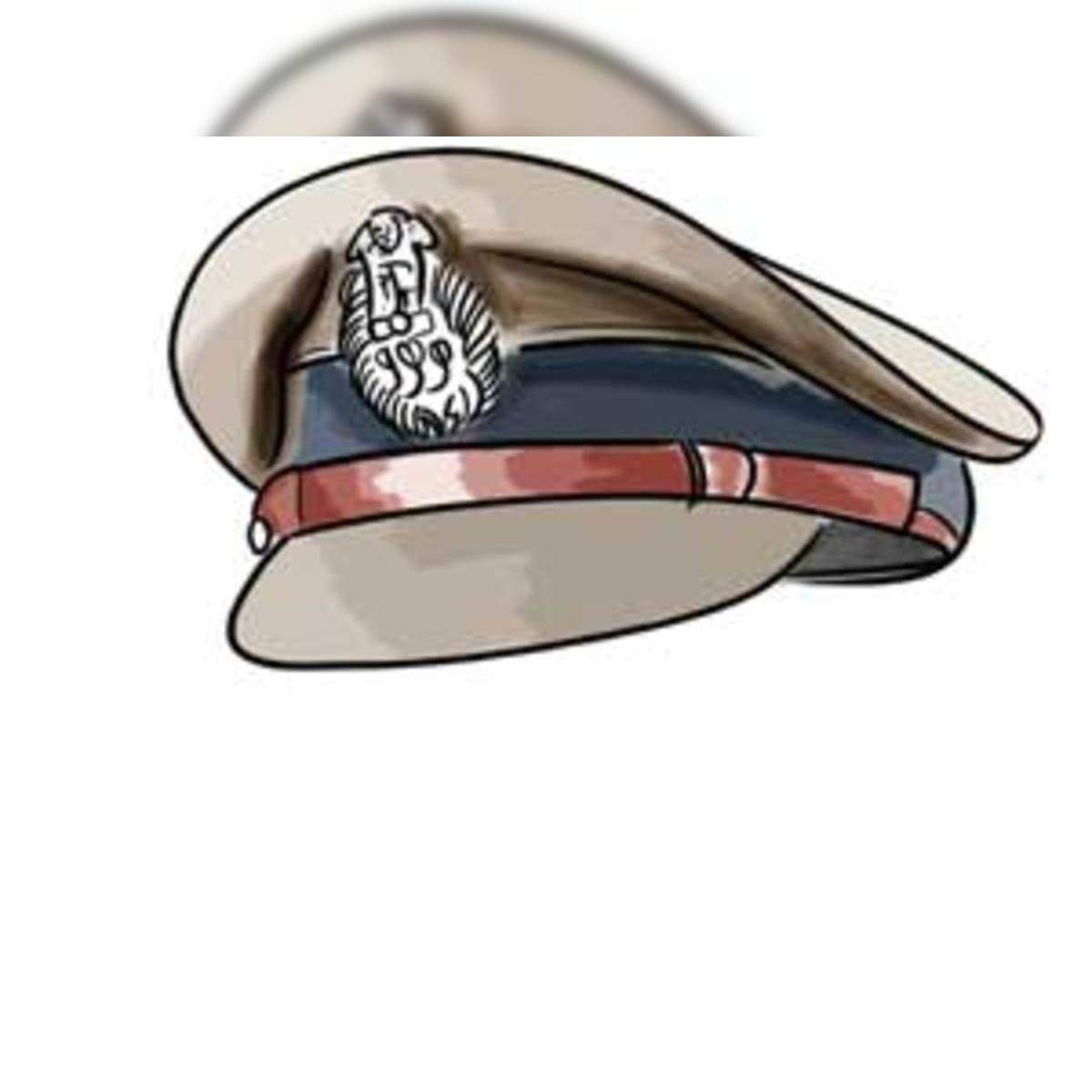 Fictional Character,artwork,smile - Cartoon Drawing Police Hat, HD Png  Download , Transparent Png Image - PNGitem
