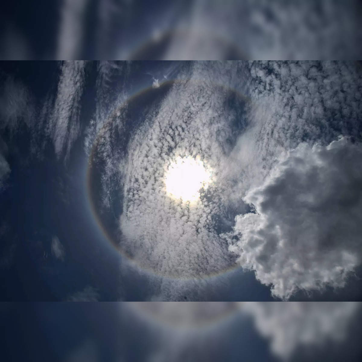 Halo again: Hyderabadis witness another Sun halo, second time this week