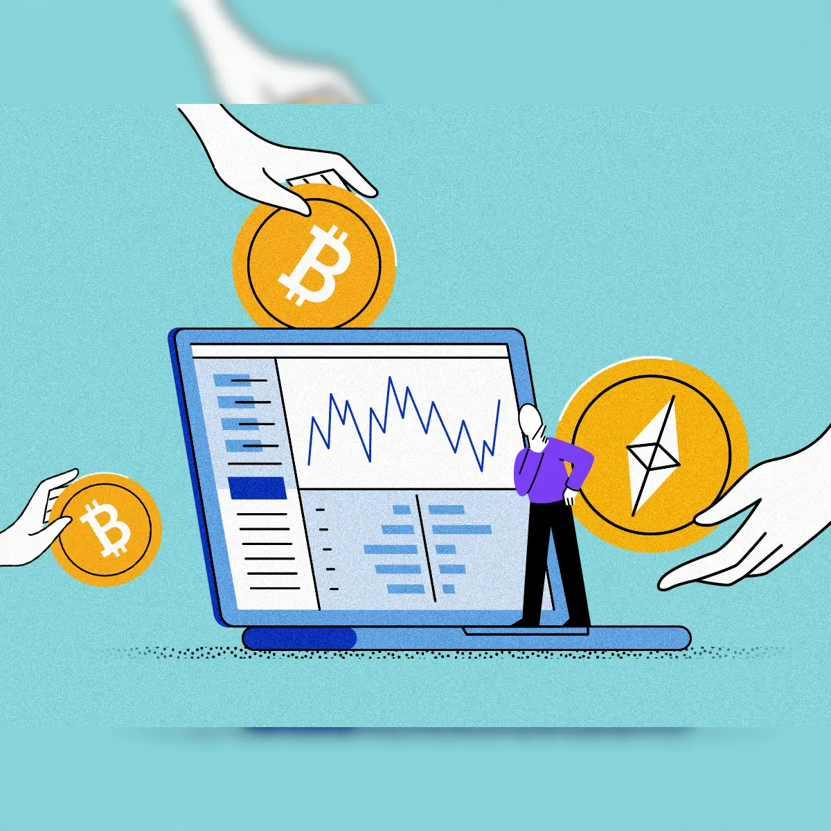 cryptocurrency: Crypto bourses try P2P deals, direct deposits to overcome  payment curbs - The Economic Times