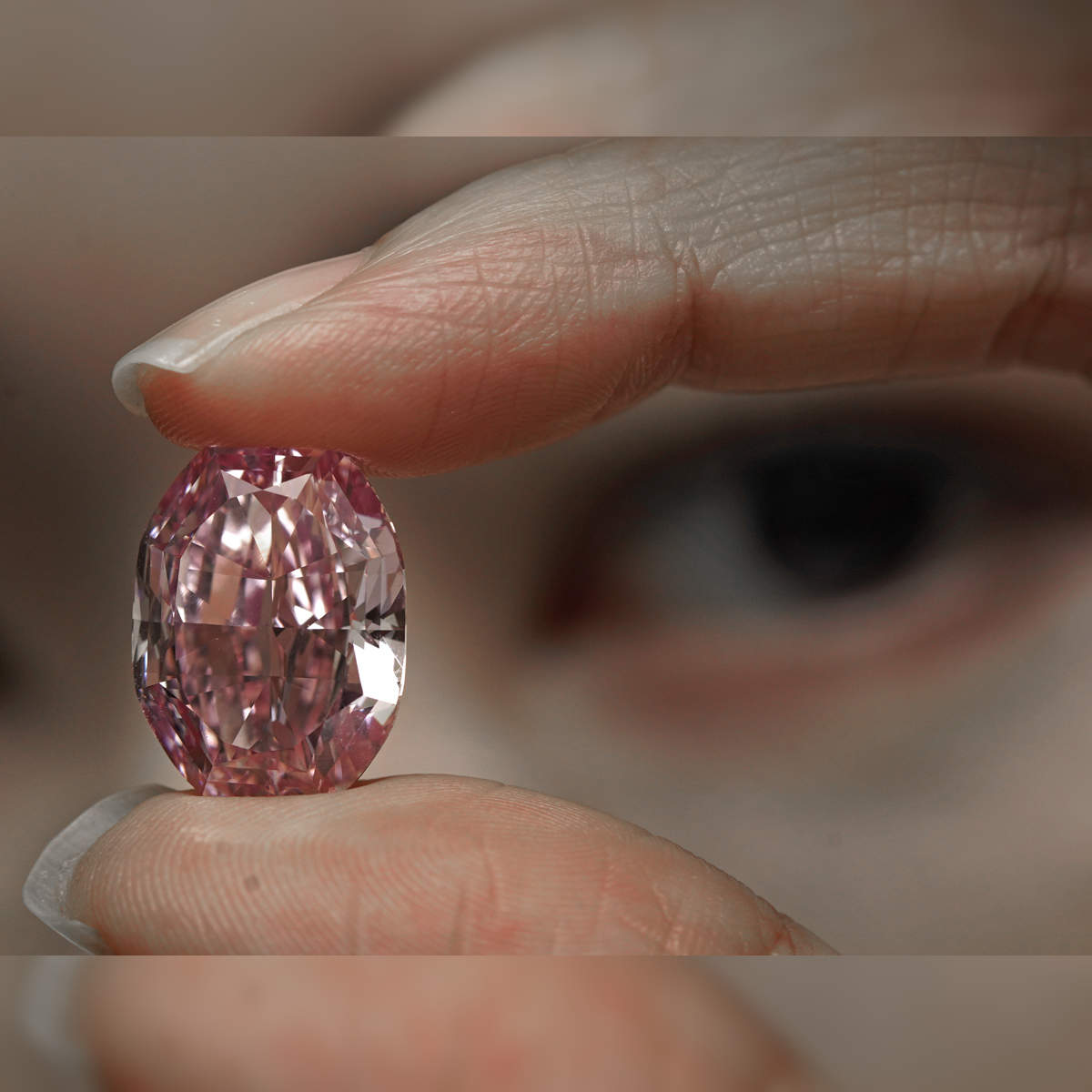 Ultra-rare' pink diamond sells for $34.8 million at auction