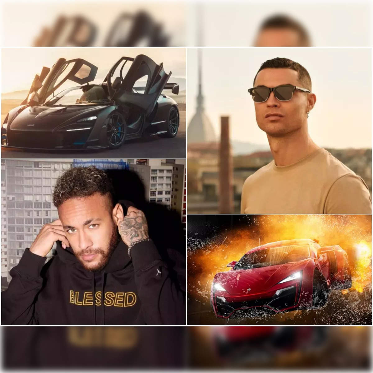 birthday special cristiano ronaldo turns 37 while neymar jr hits sweet 30 who has the most expensive fleet of cars