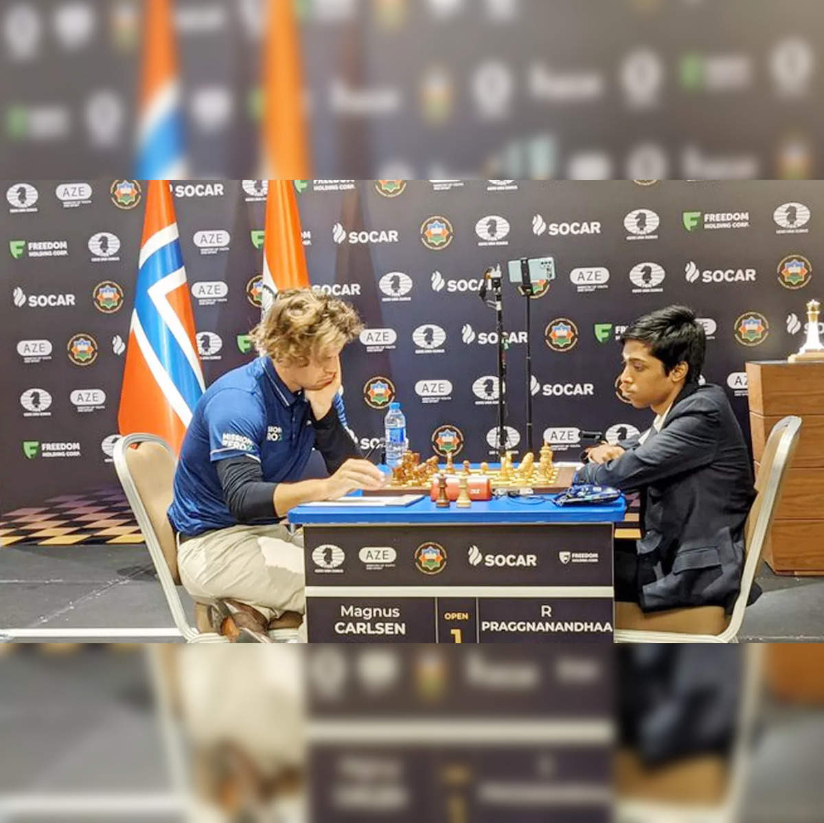 Chess World Cup: Praggnanandhaa holds Magnus Carlsen to another