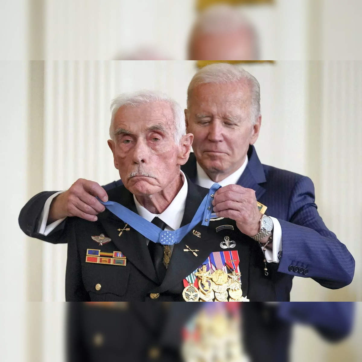 Joe Biden President Biden awards the Medal of Honor to a retired