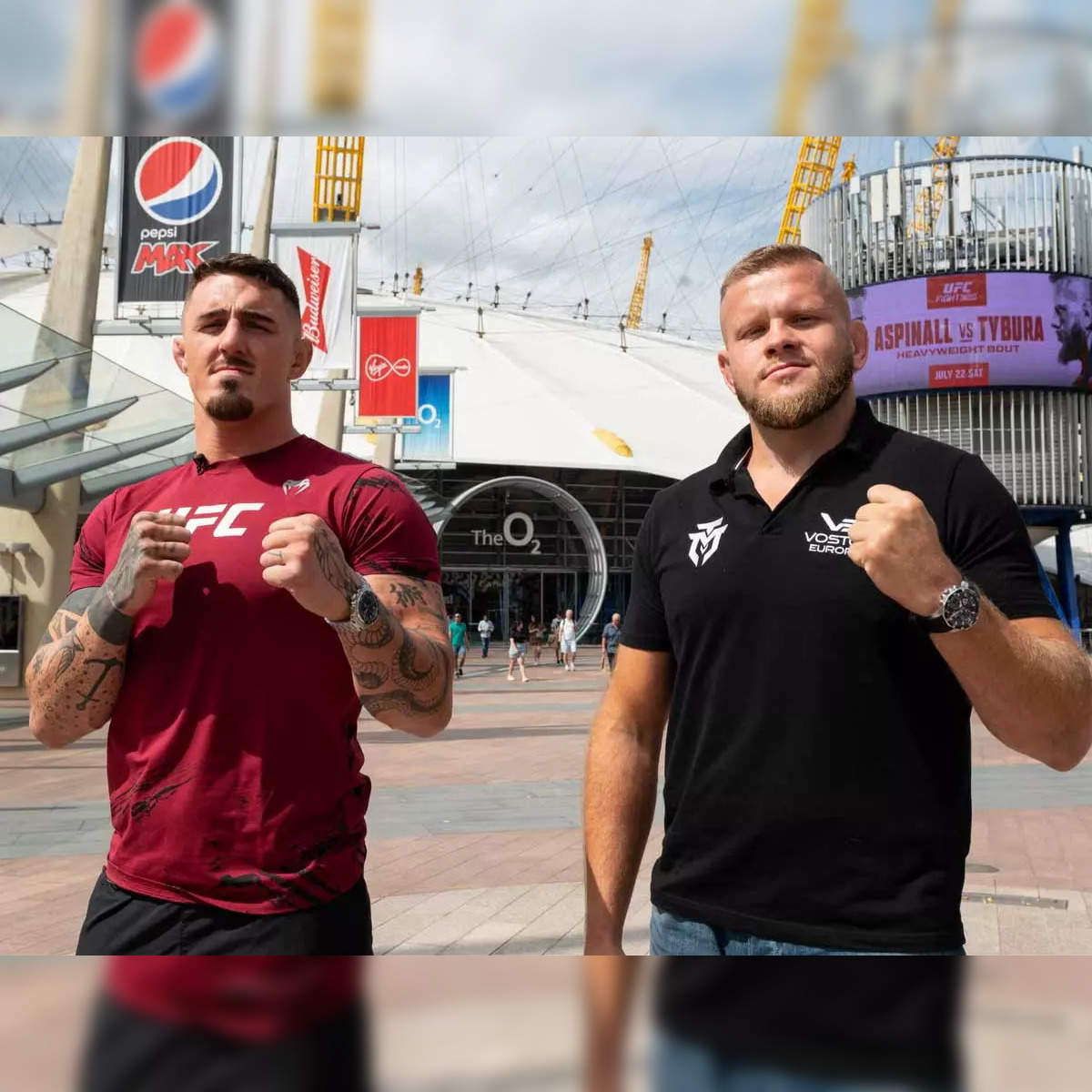 Aspinall vs Tybura: Tom Aspinall vs Marcin Tybura: See start time, full  fight card of UFC London 2023 - The Economic Times