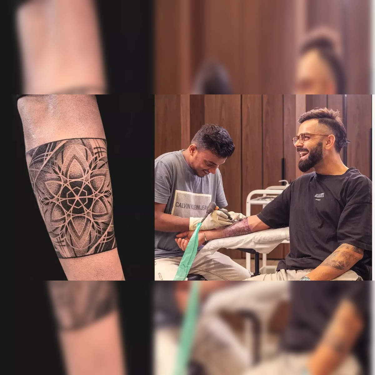 Virat Kohli tattoo# cover-up # mahakal Tattoo | Cool small tattoos, Arm  band tattoo, Fire fighter tattoos