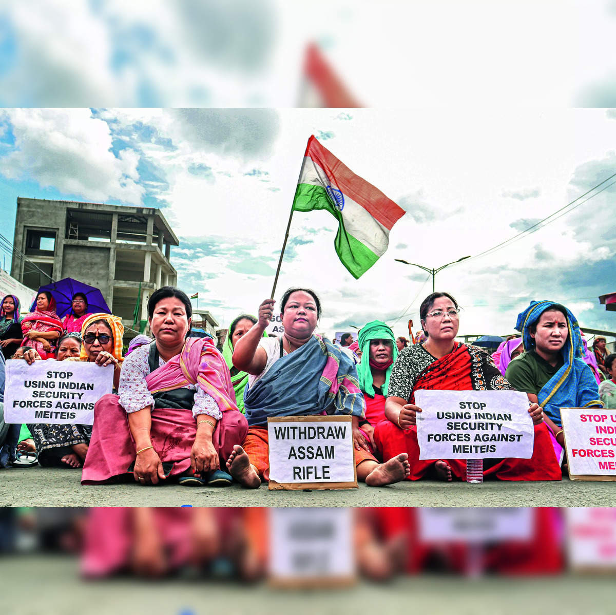 Naga women demand peace justice for disrobed women in Manipur  