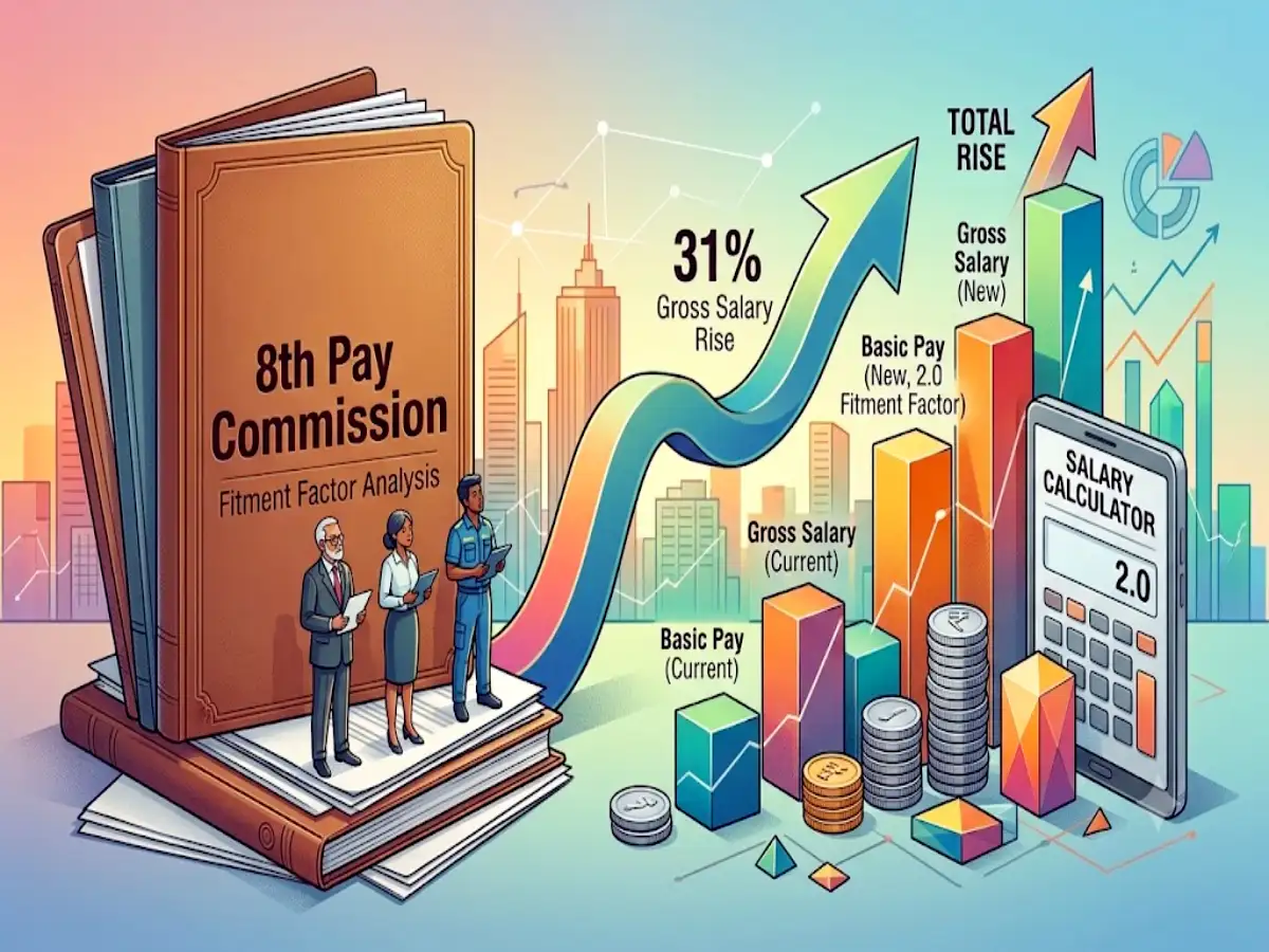 8th Pay Commission latest news: Will a 2.0 fitment factor increase gross salary by just 31%? Check salary calculator - The Economic Times