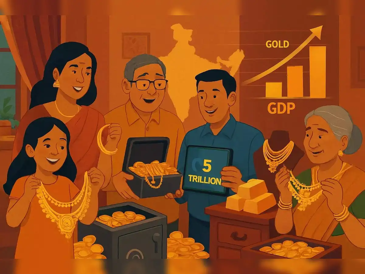 $5 trillion in gold? At record high prices, India's household gold could  now be bigger than GDP - The Economic Times