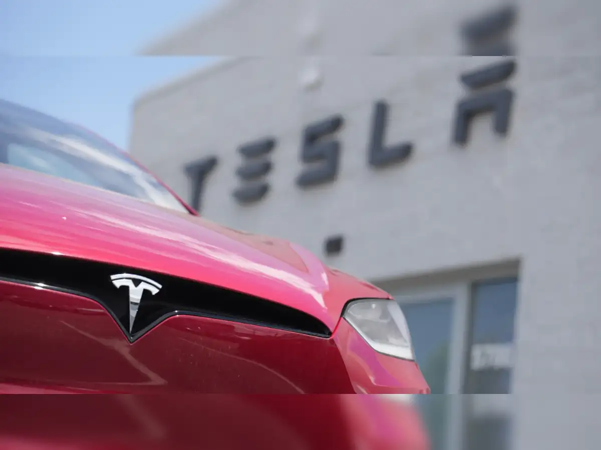 Tesla's July China-made EV sales fall 8.4% - The Economic Times