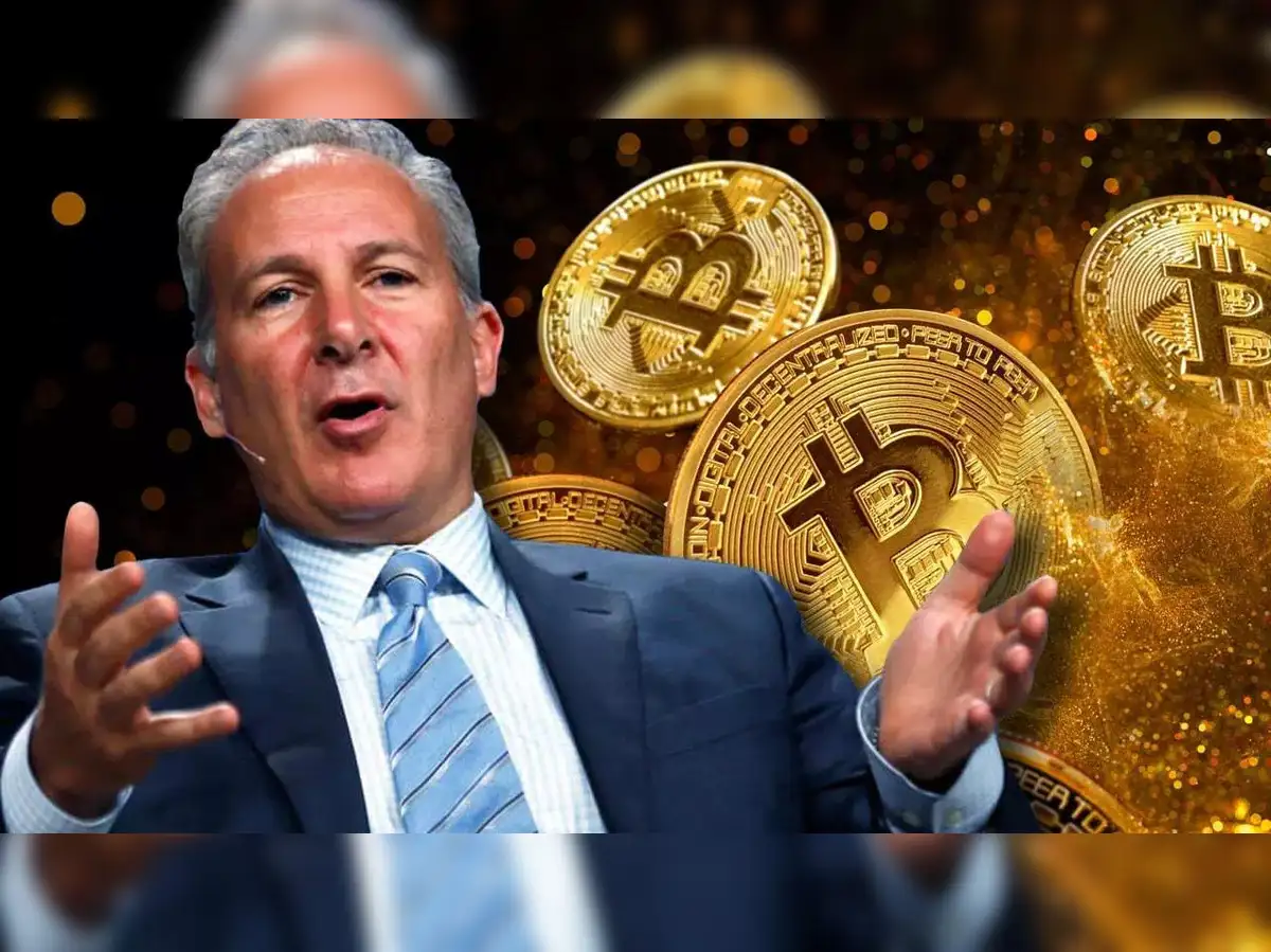 Peter Schiff says gold outshines Bitcoin: Peter Schiff just dropped a  bombshell: Gold about to leave crypto in the dust - The Economic Times